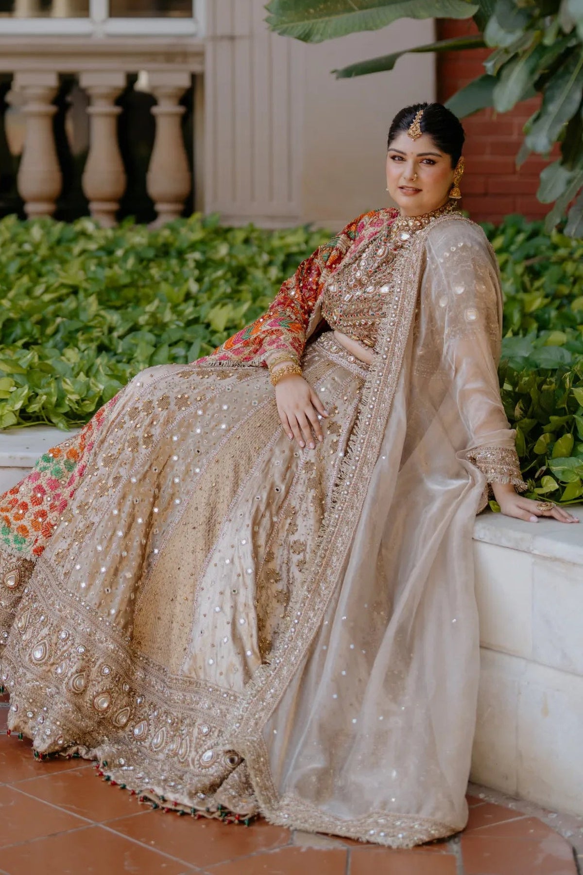 Anshula in Swarnali Bridal Lehenga Set