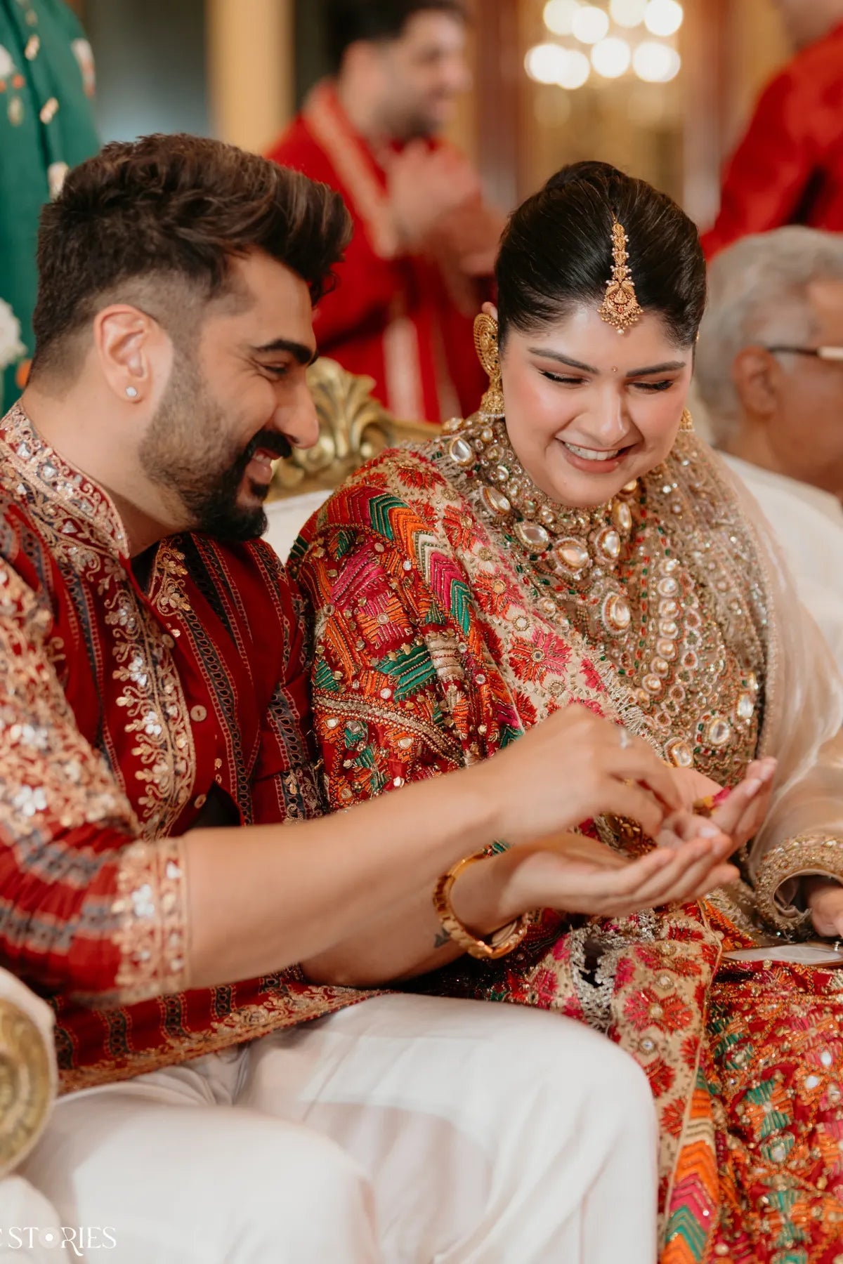 Anshula in Swarnali Bridal Lehenga Set