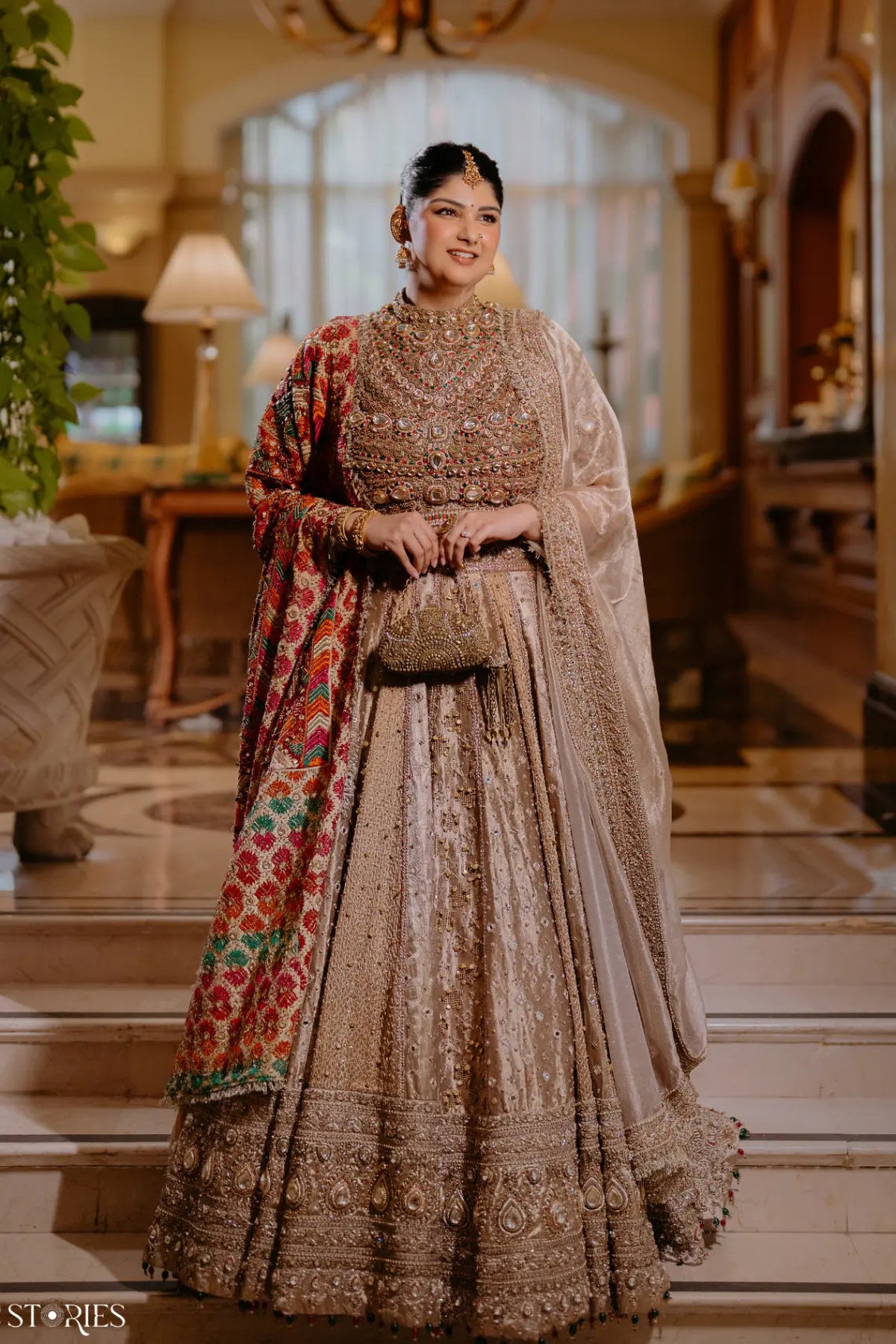 Anshula in Swarnali Bridal Lehenga Set