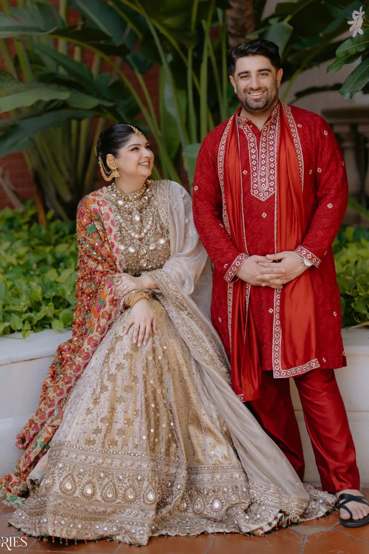 Anshula in Swarnali Bridal Lehenga Set