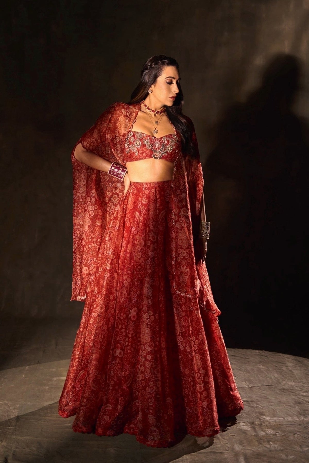 Karisma Kapoor In Ziba Lehenga Set