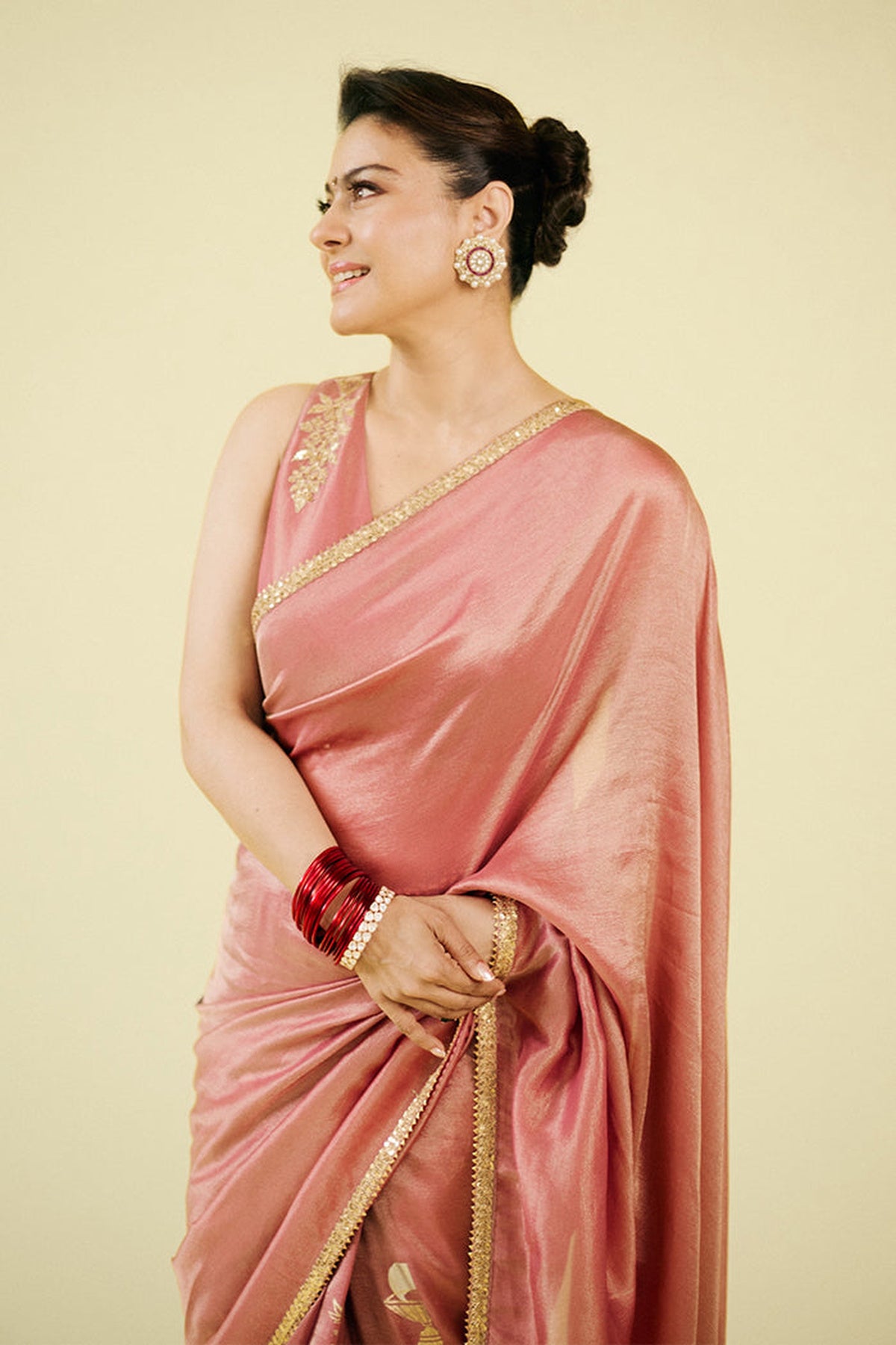Mauve Moon Garden Tissue Saree