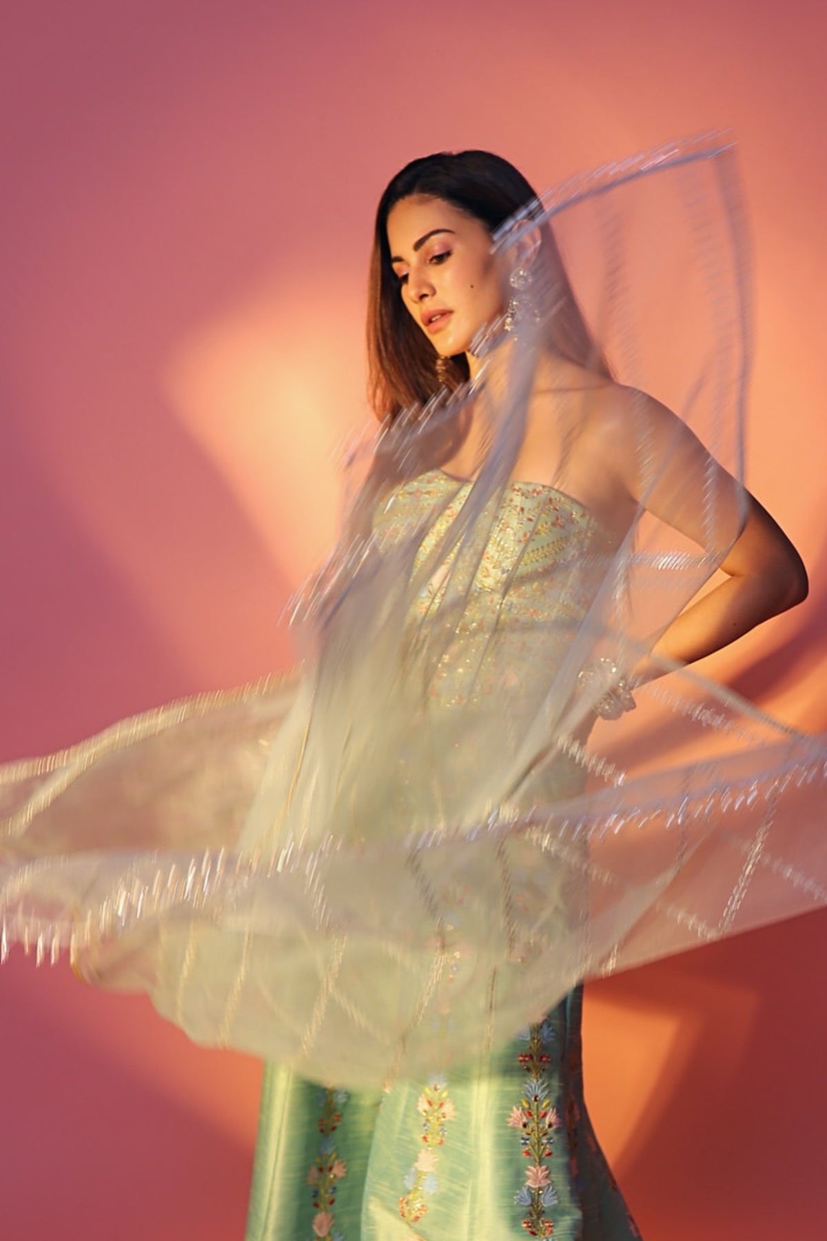 AMYRA DASTUR IN MEHER FLARED PANTS