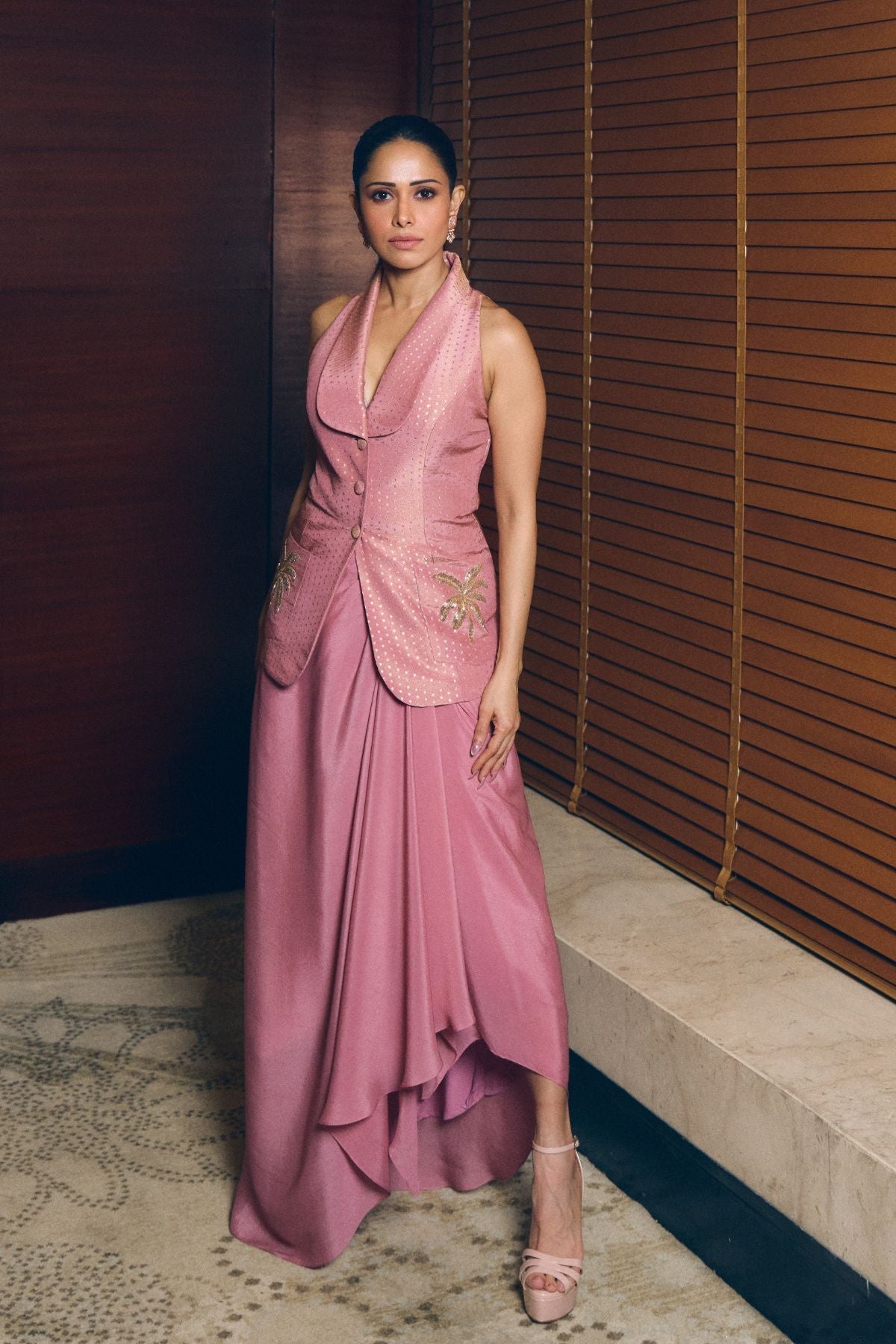 Nushrratt Bharuccha in Ziya Jacket Set