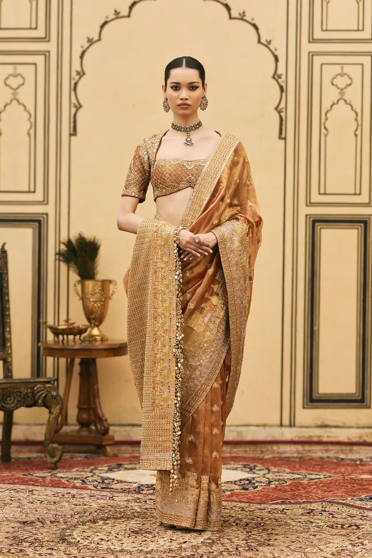 Tamra Tissue Saree Set
