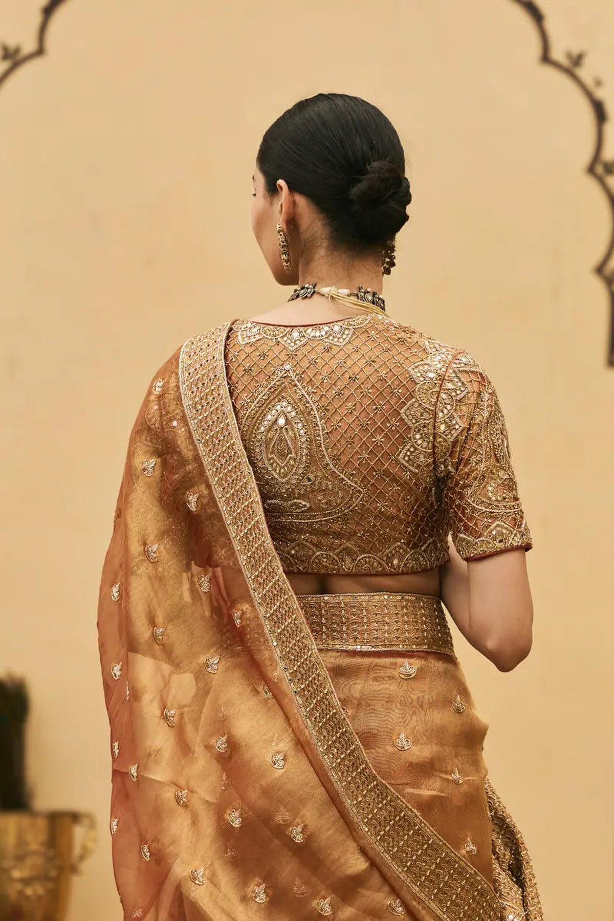 Tamra Tissue Saree Set