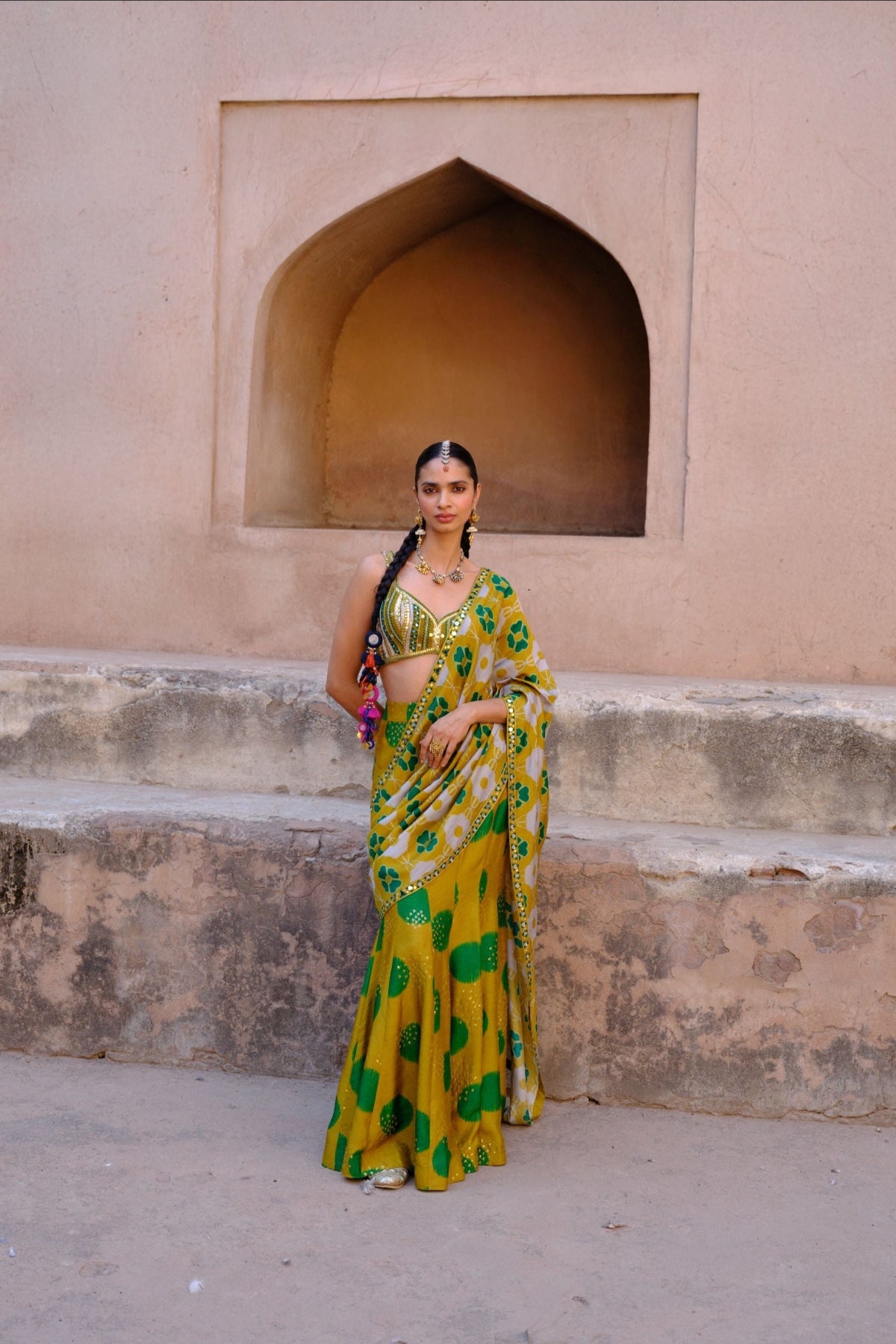 Tara pre draped saree