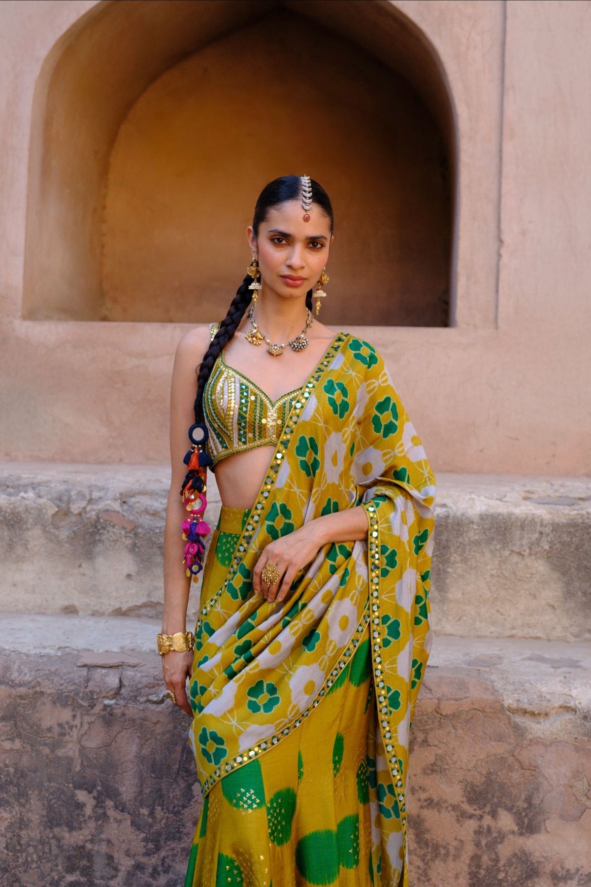 Tara pre draped saree