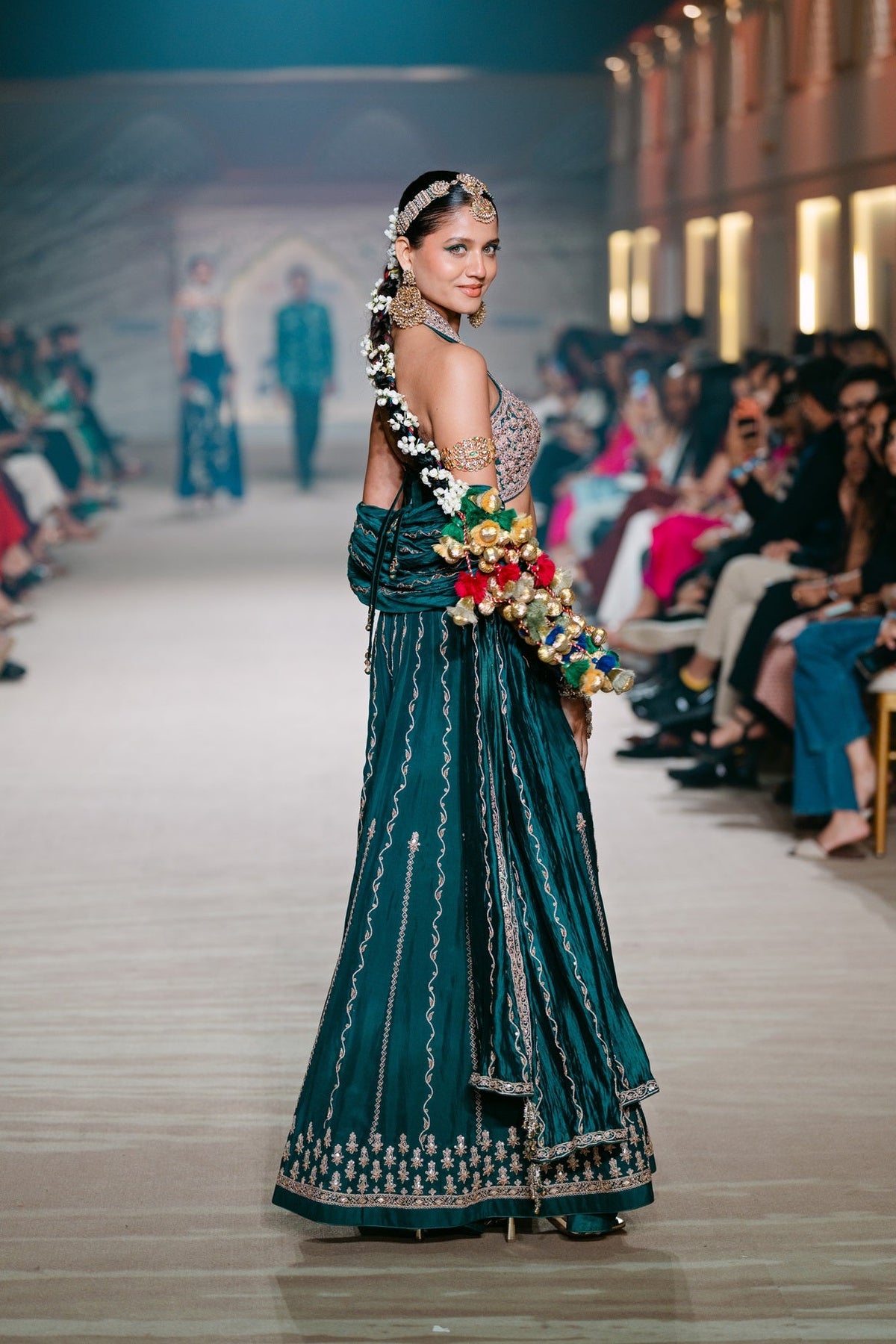 Teal Sharara Set