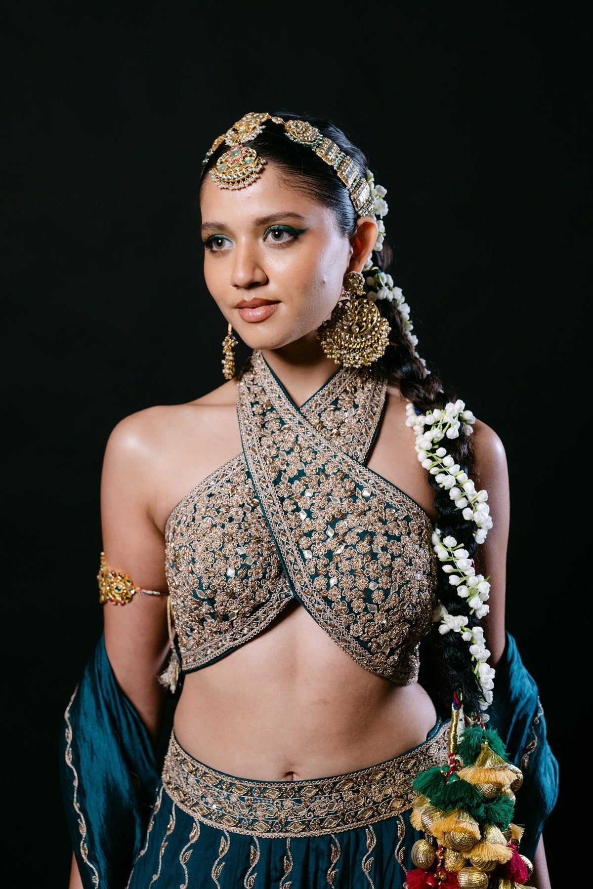 Teal Sharara Set