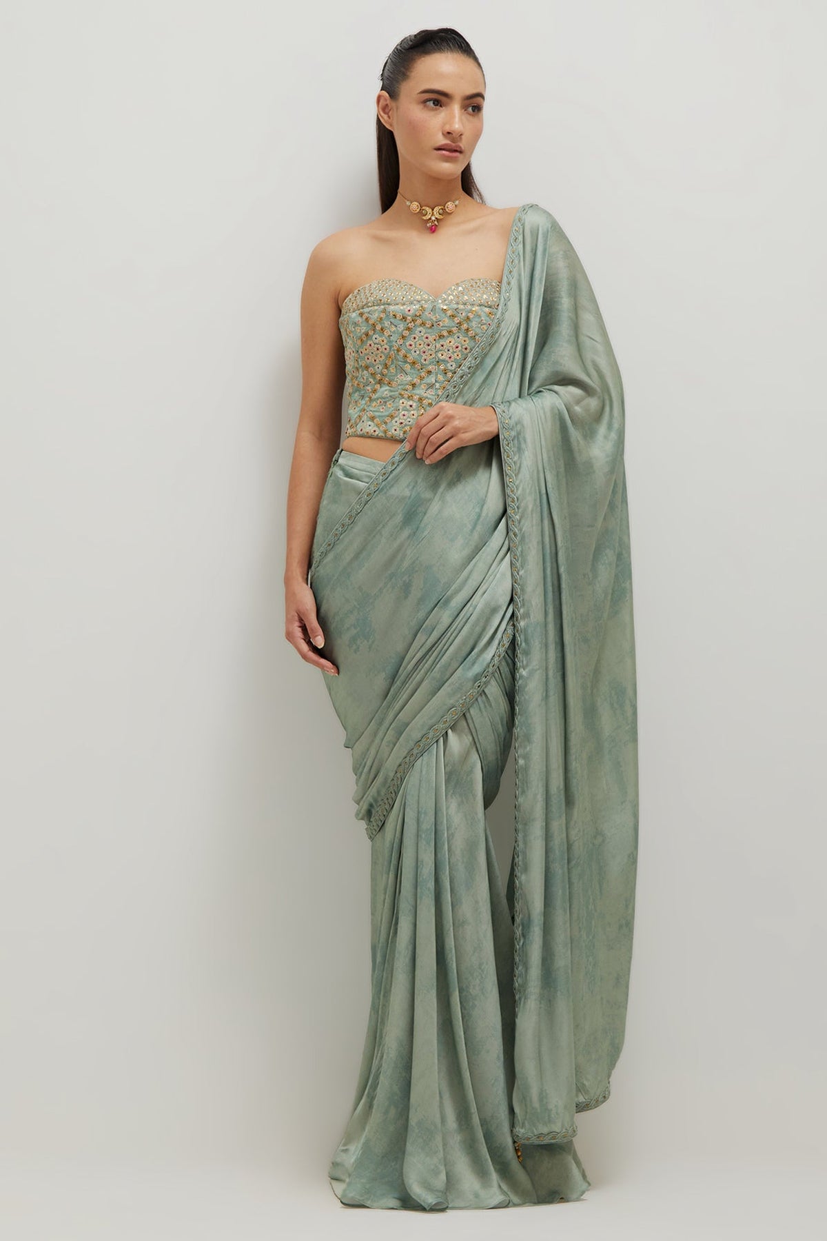 The Corset Drape Saree
