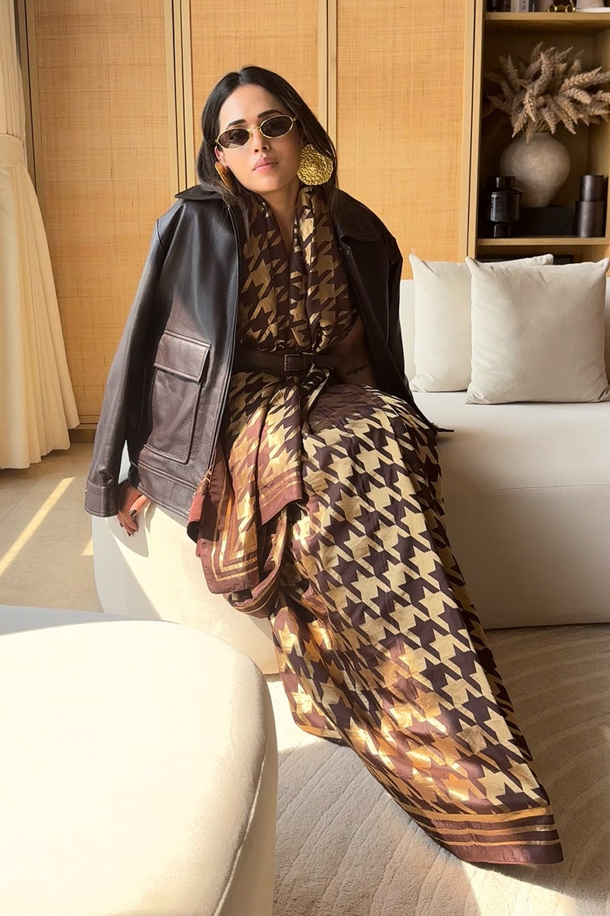 Espresso Gerum Saree