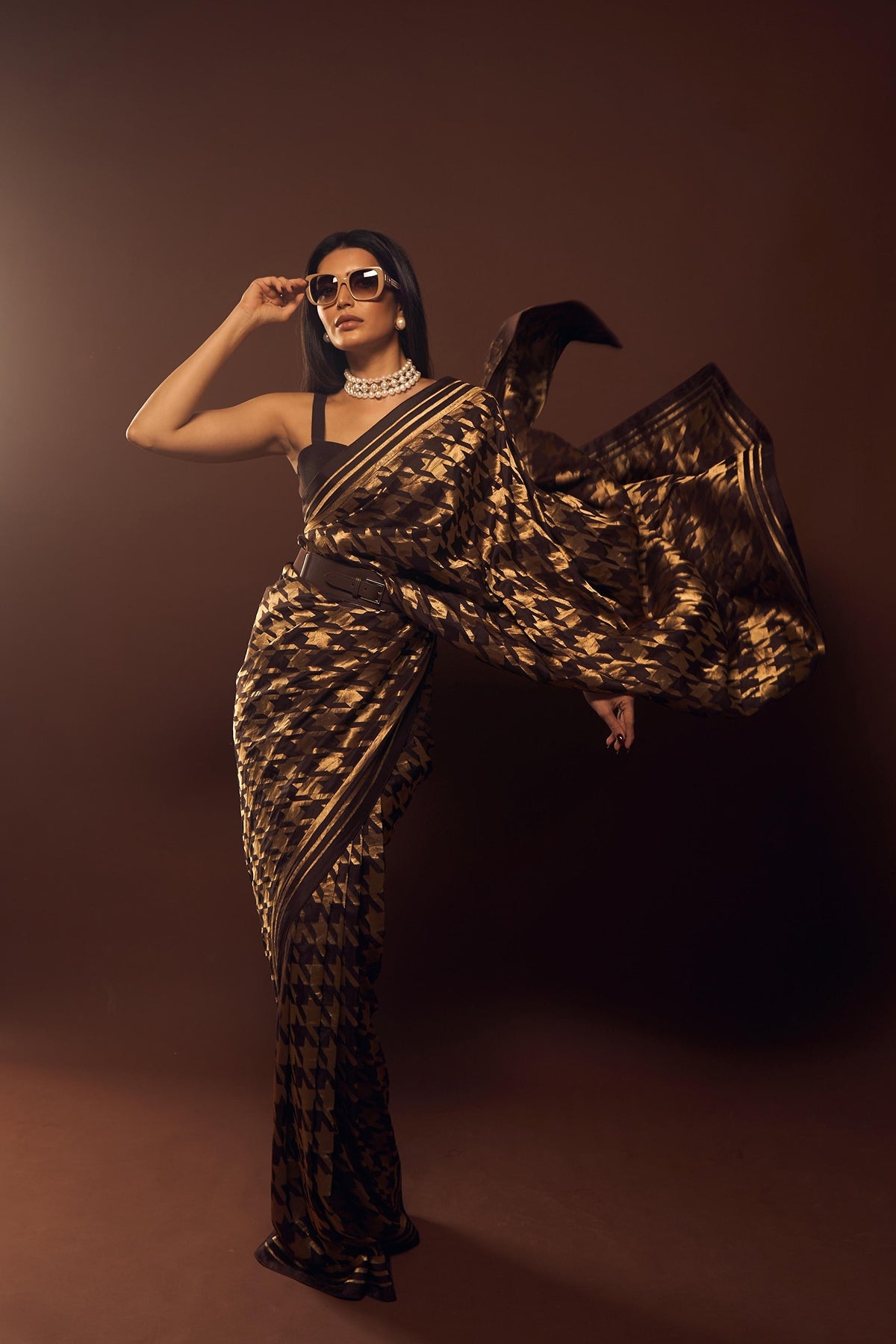 Espresso Gerum Saree