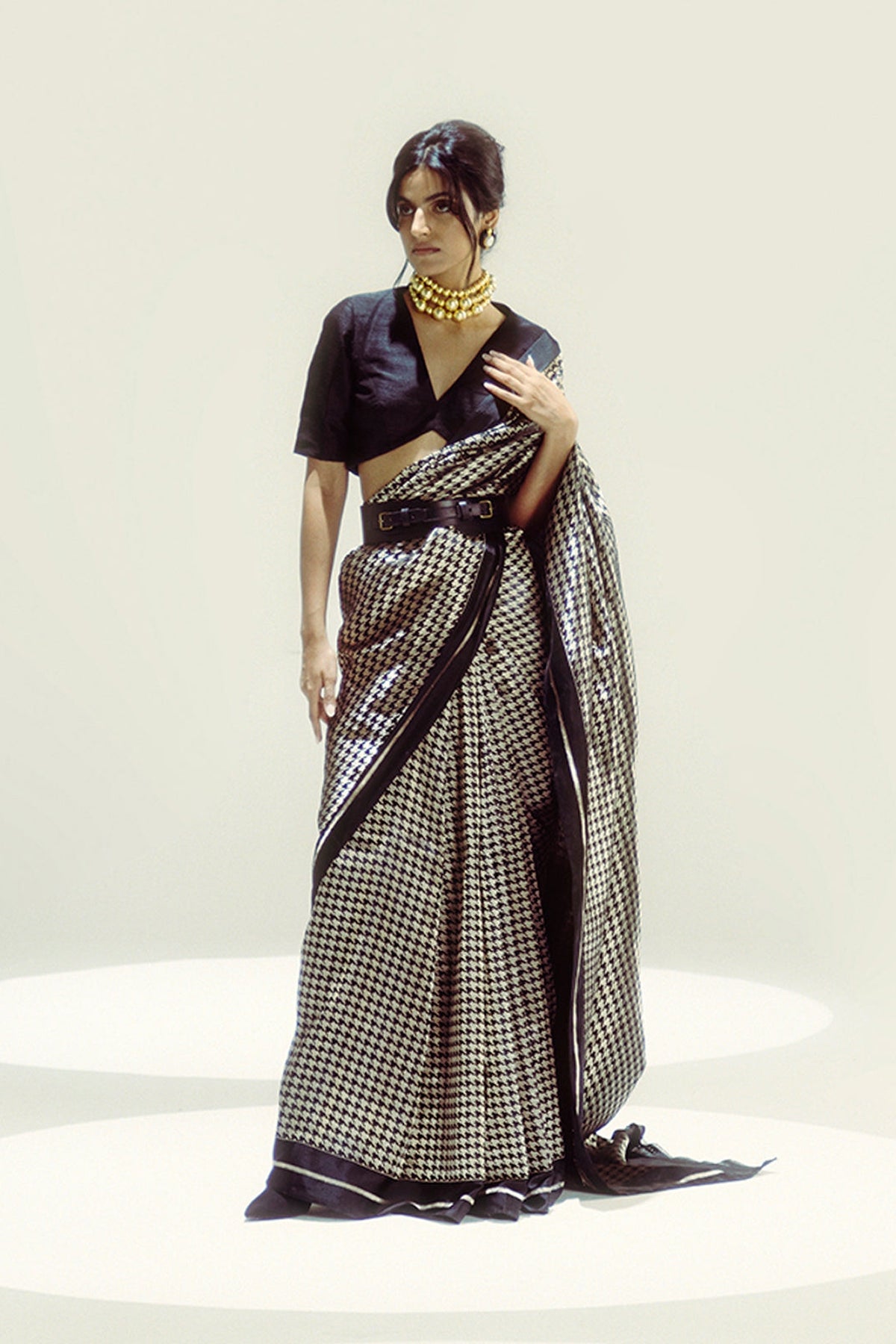 The Gold Snitch Saree