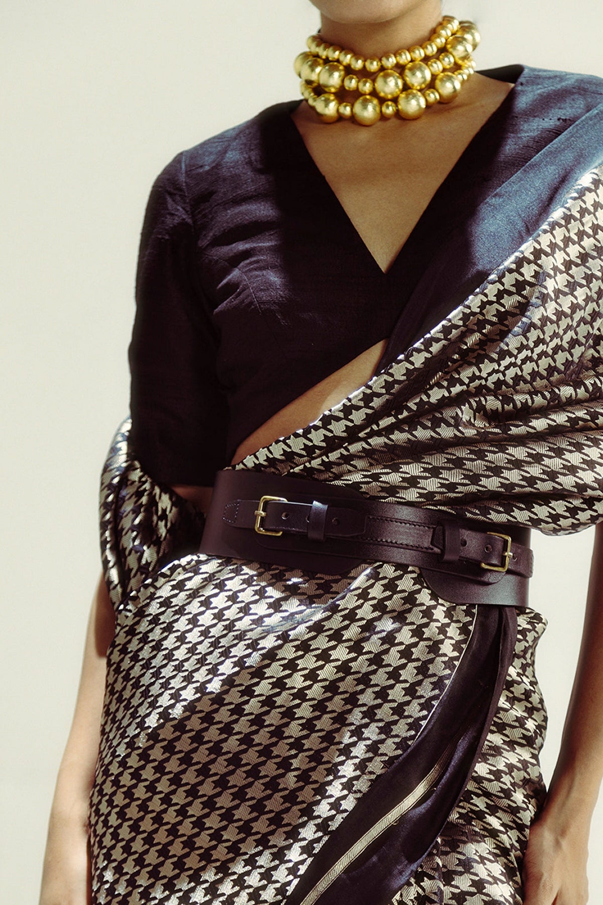 The Gold Snitch Saree