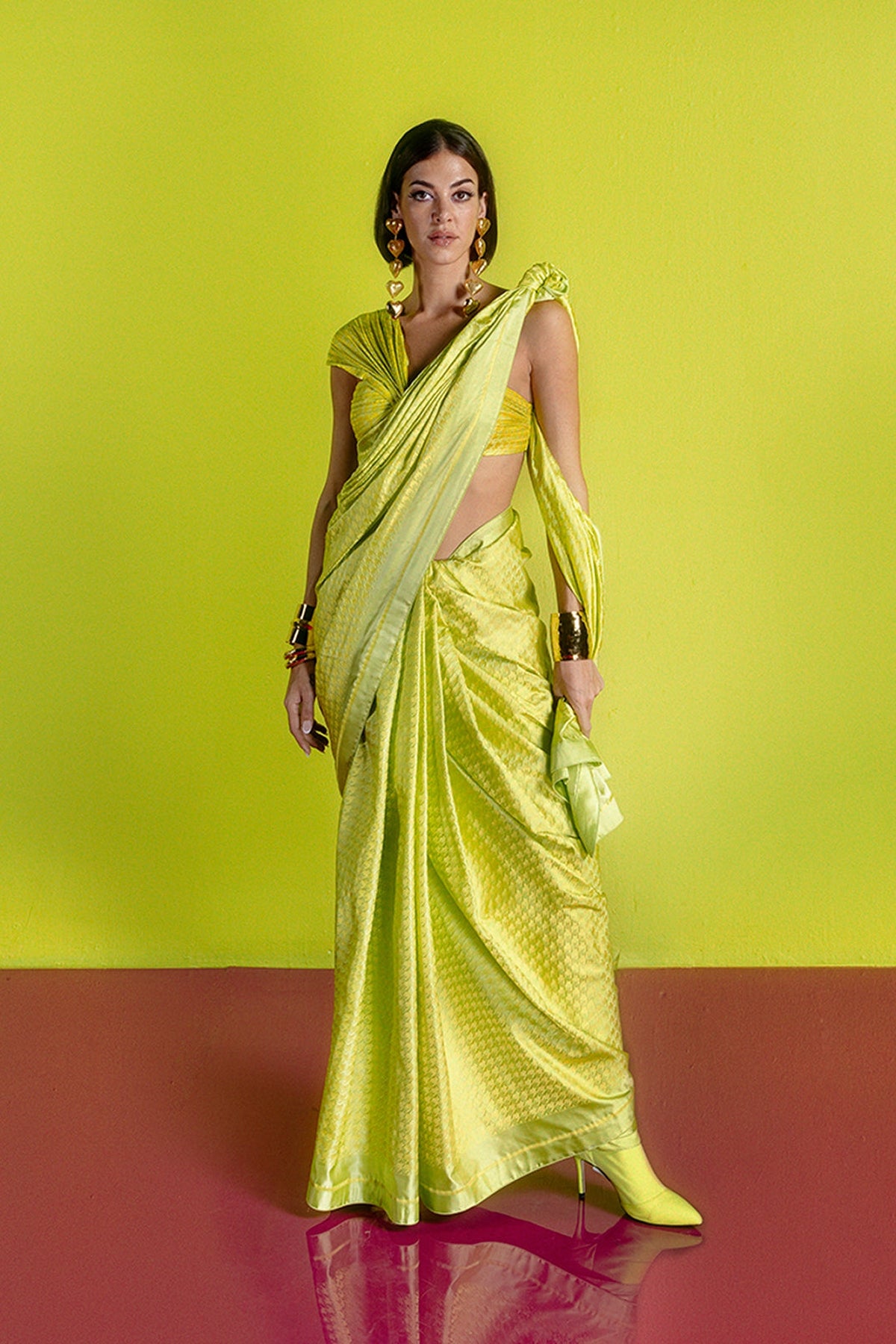 The Limoncello Saree