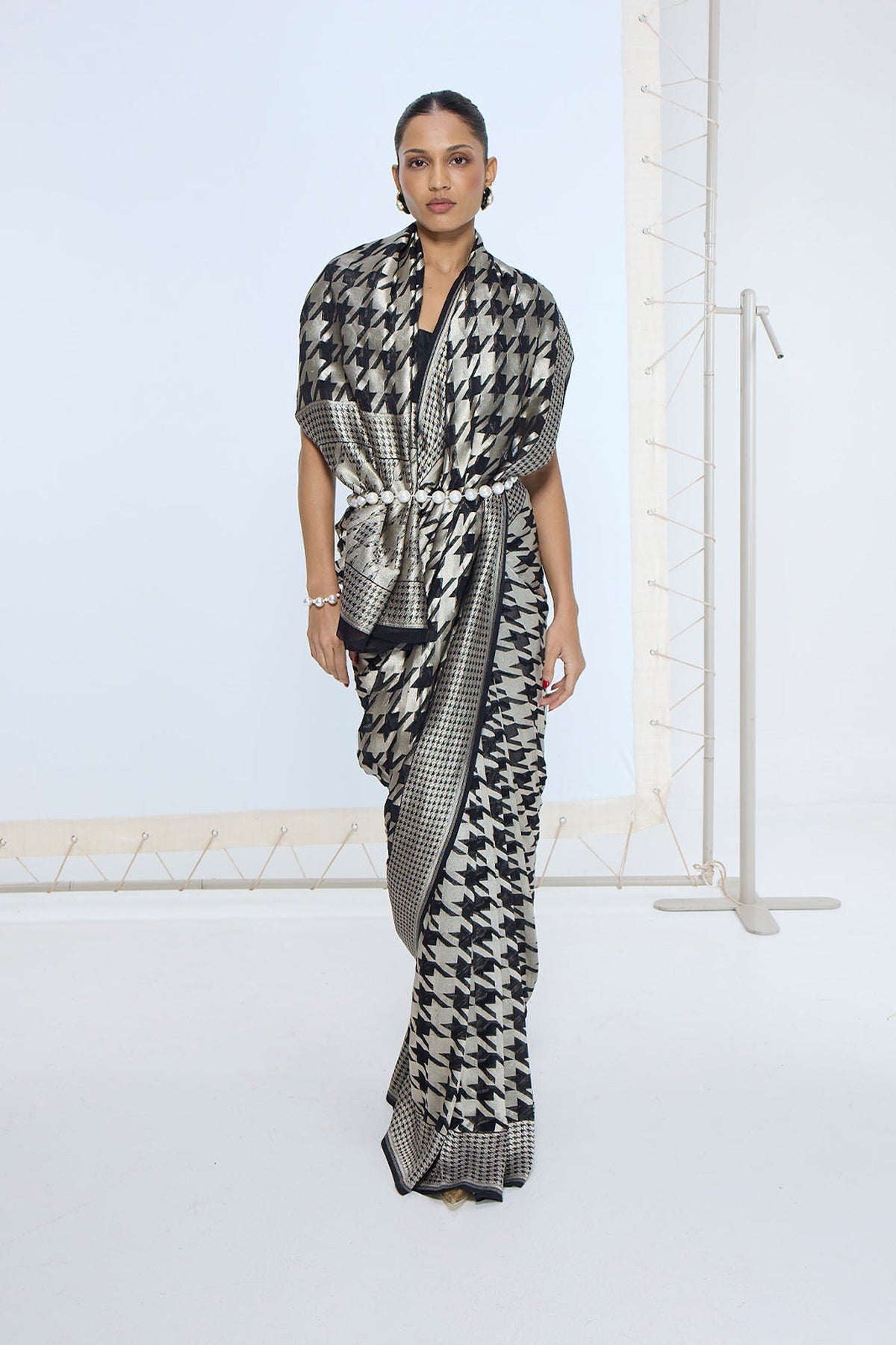 The Midnight Gerum Saree