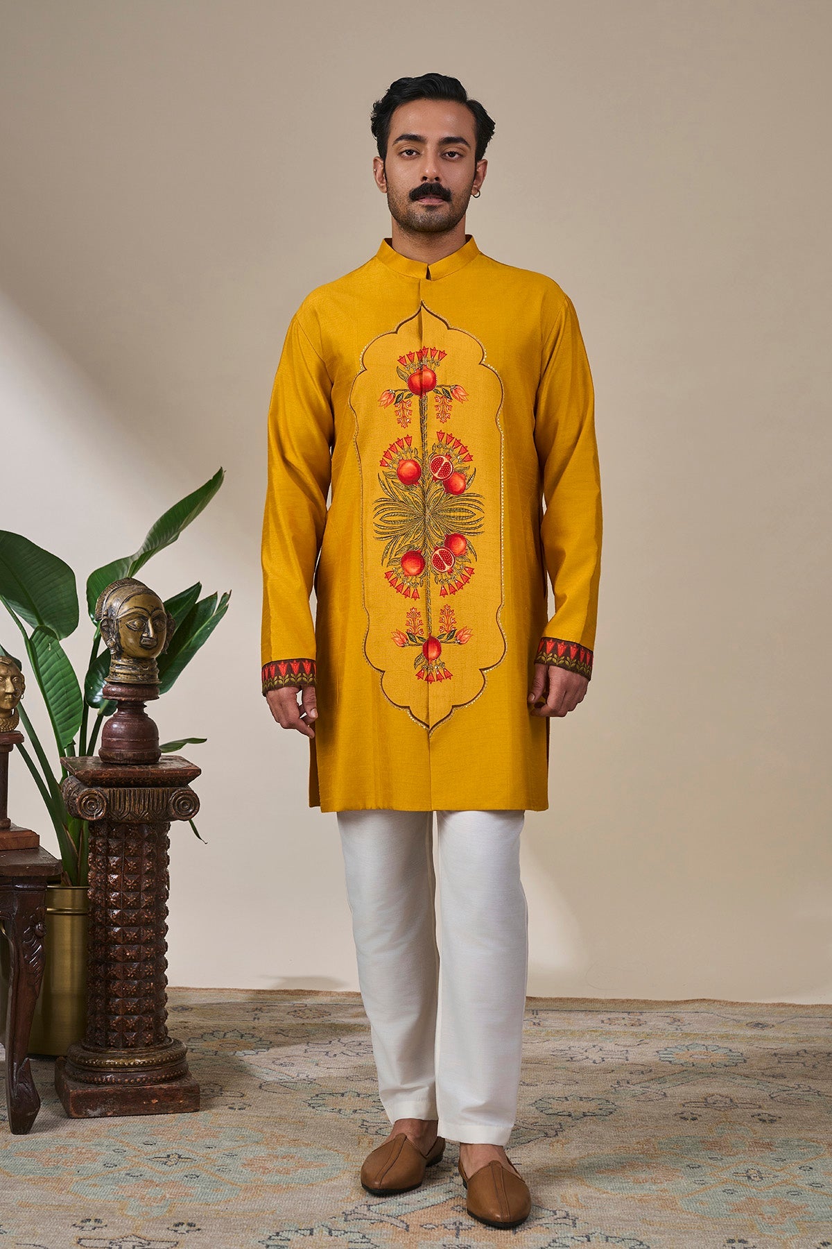 Yellow Anaar Symphony Kurta