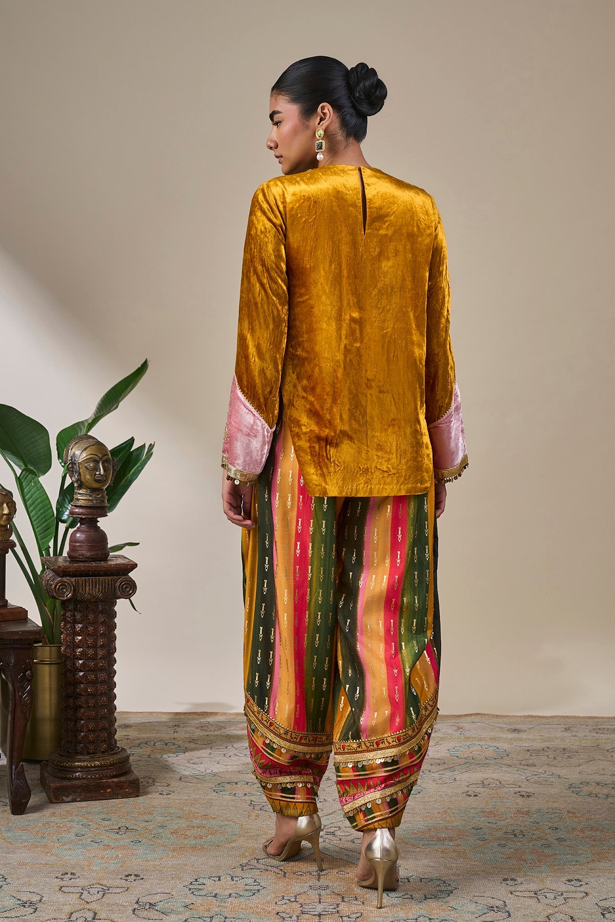 Yellow Spice Arcade Kurta Set
