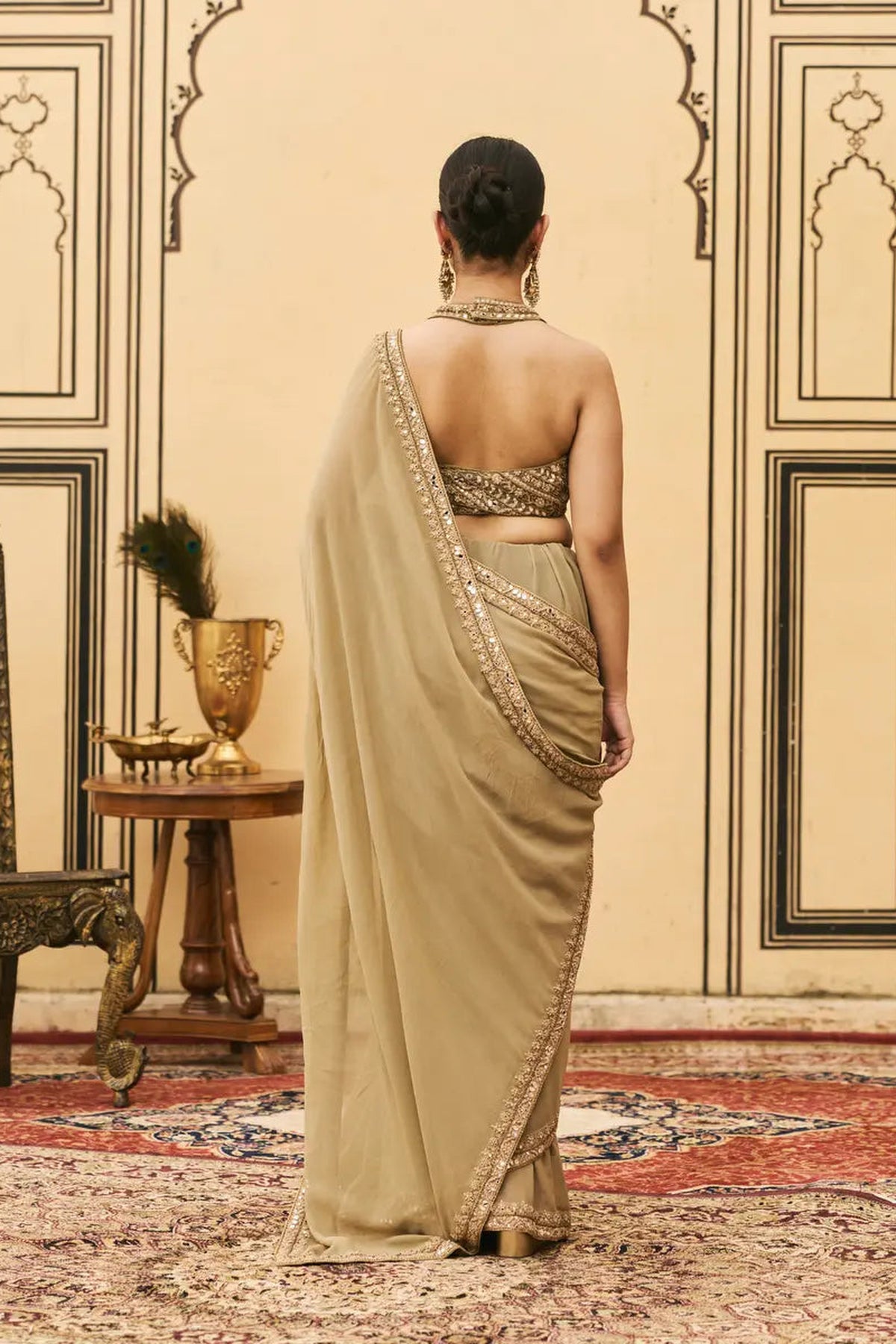 Zaitooni Georgette Saree Set