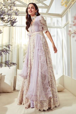 Mauve Pearl Gown