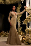 Ivory Fish Cut Gown