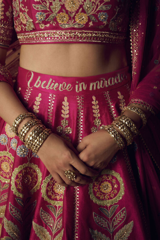 QIRAT LEHENGA-PINK