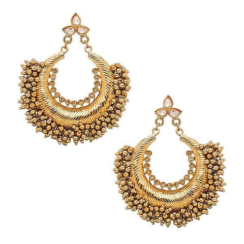 Round Crescent Earrings