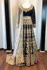 Navy Blue & Gold Embroidered Bridal Lehenga - Sample Sale