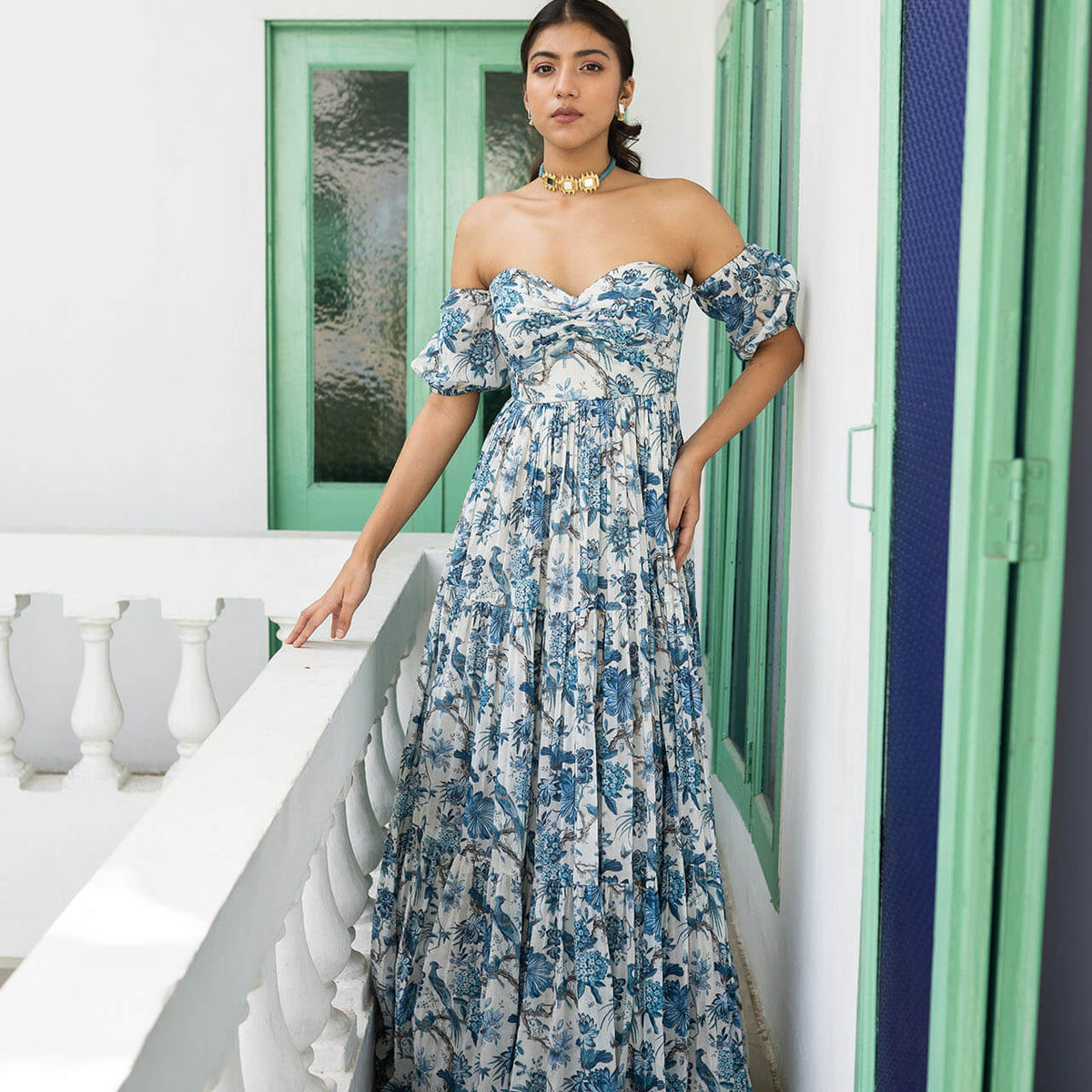 Cold Shoulder Maxi Dress 10 / Regular