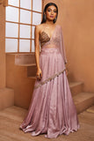Buy Lilac 3D Embellished Strapy Bralette with Tulle Lehenga & Dupatta by  PAPA DON'T PREACH at Ogaan Online Shopping Site