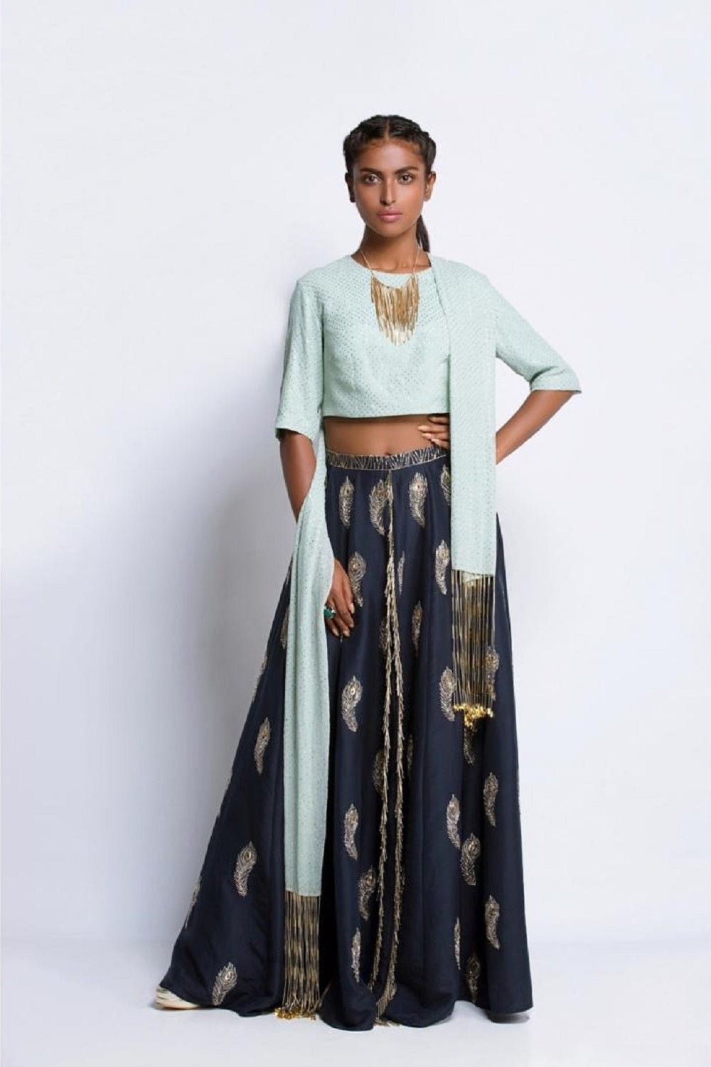 Mint & Navy Irma Set