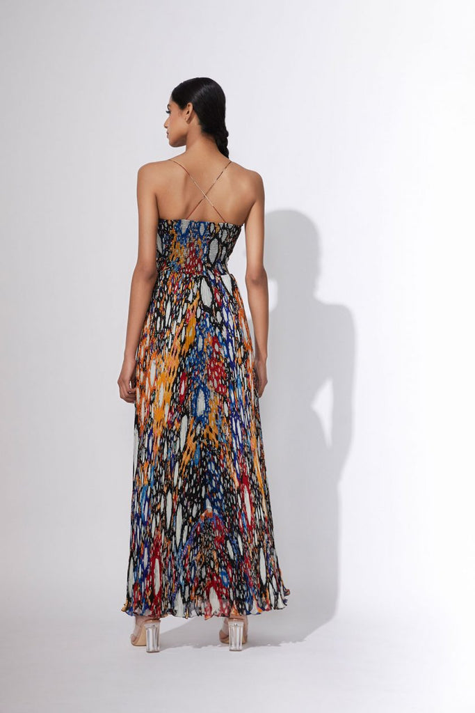 SK Mirror Print Dress SS21012