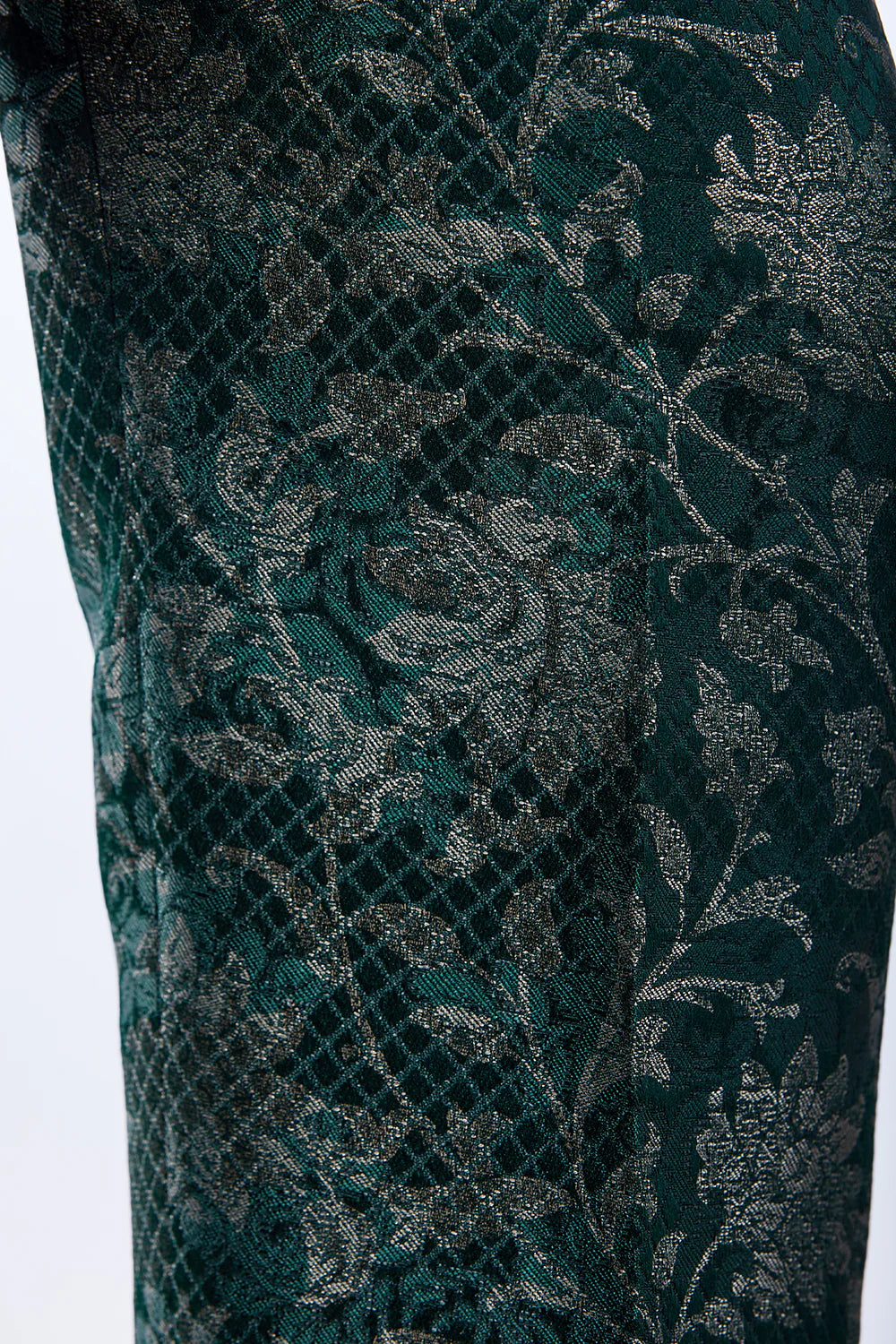 SG Emerald Green Mirror Open Sherwani Set