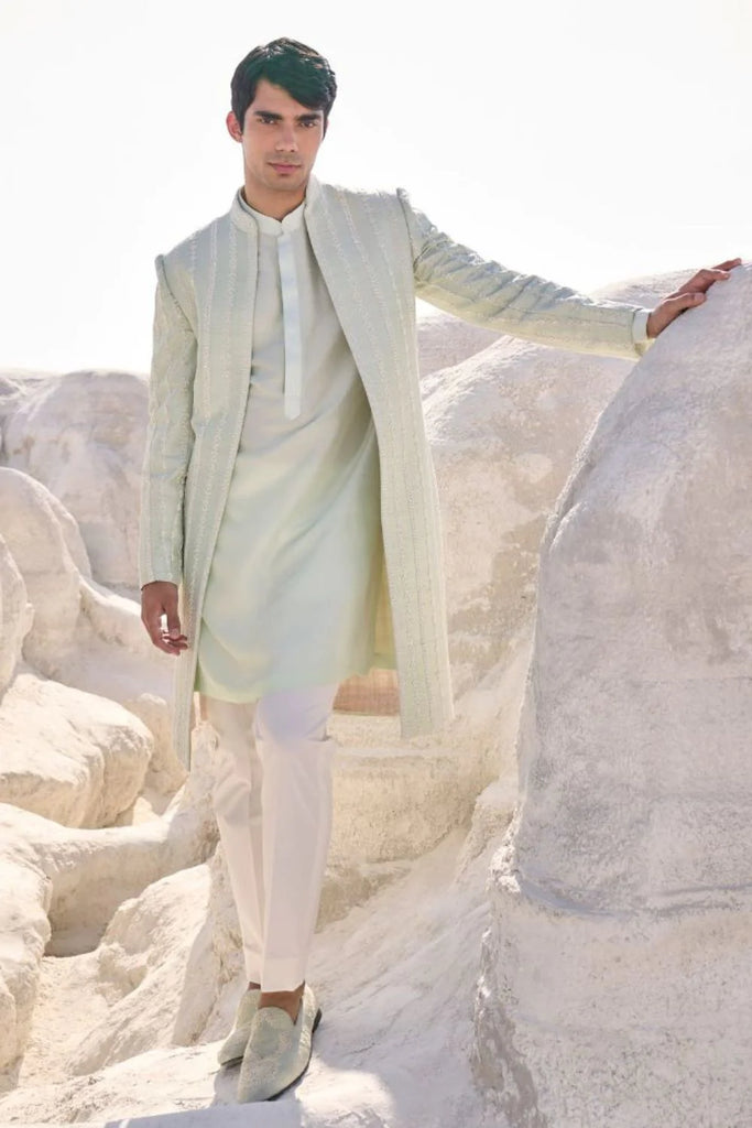Green sherwani 2025