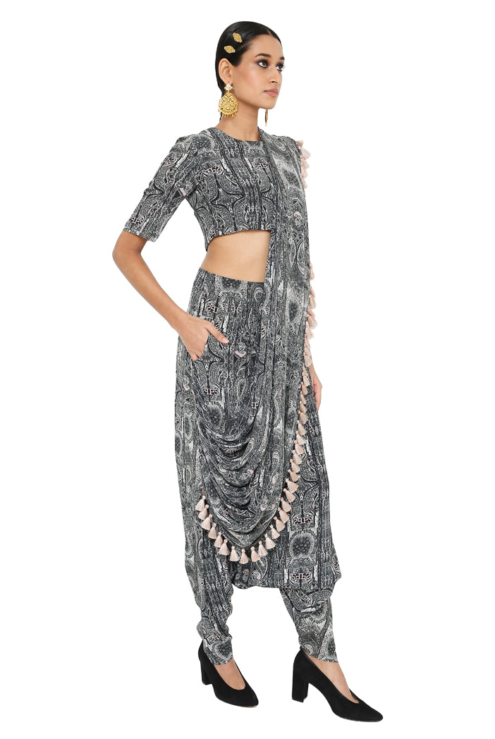 Gulnaz Dhoti Drape Set