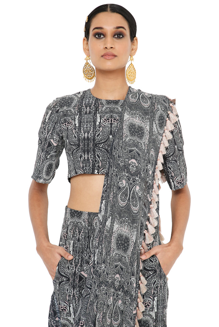 Gulnaz Dhoti Drape Set